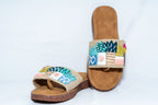 Boho Garden Embroidered Sandals