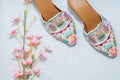 Pastel Bloom Mules