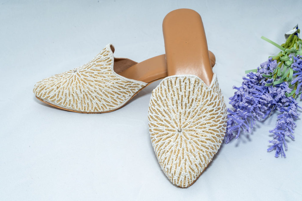 Pearl Bloom Mules