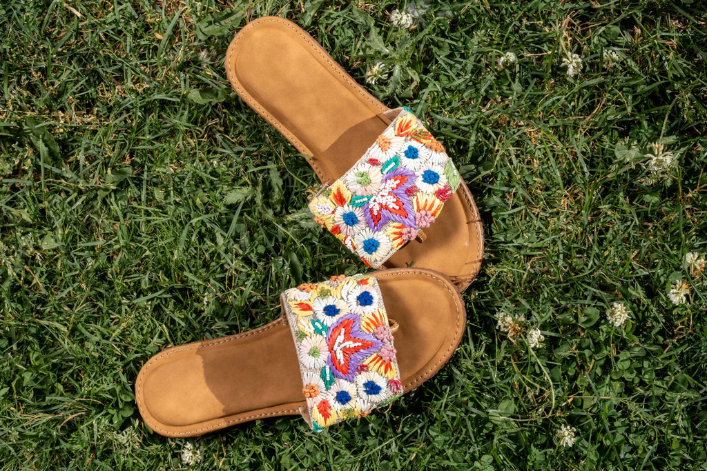 Pastel Petal Flats