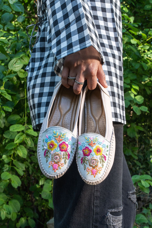 Bloom Stitch Loafer Flats