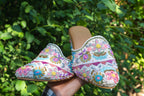 Pastel Bloom Mules