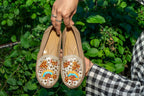 Sunrise Floral Embroidered Loafers