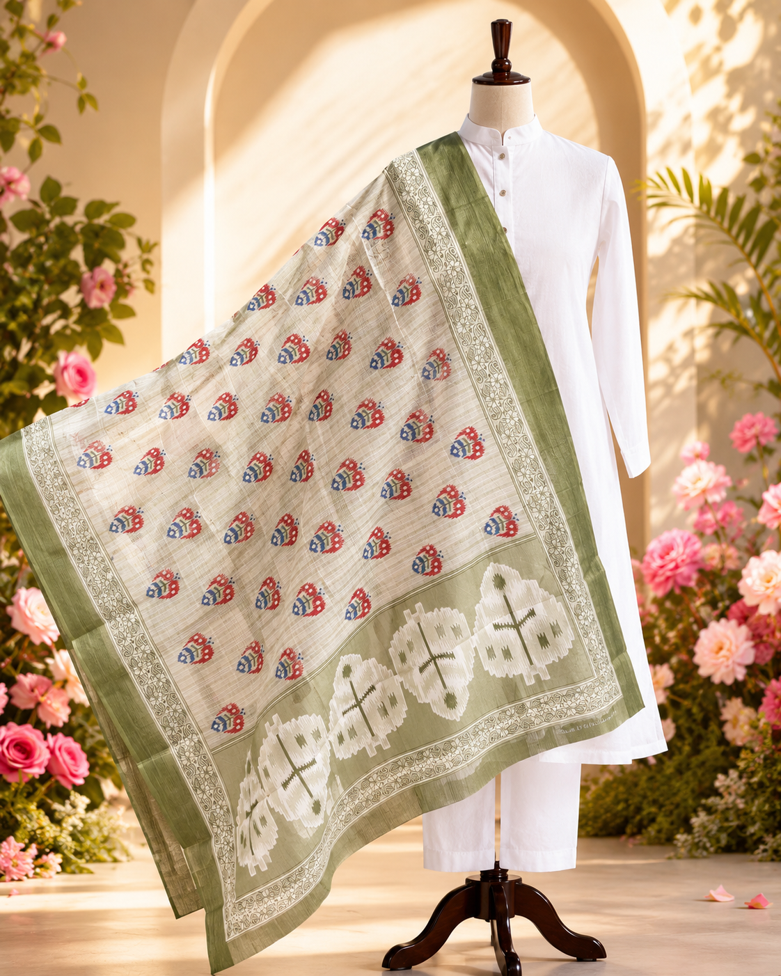 Leaf Print Scarf