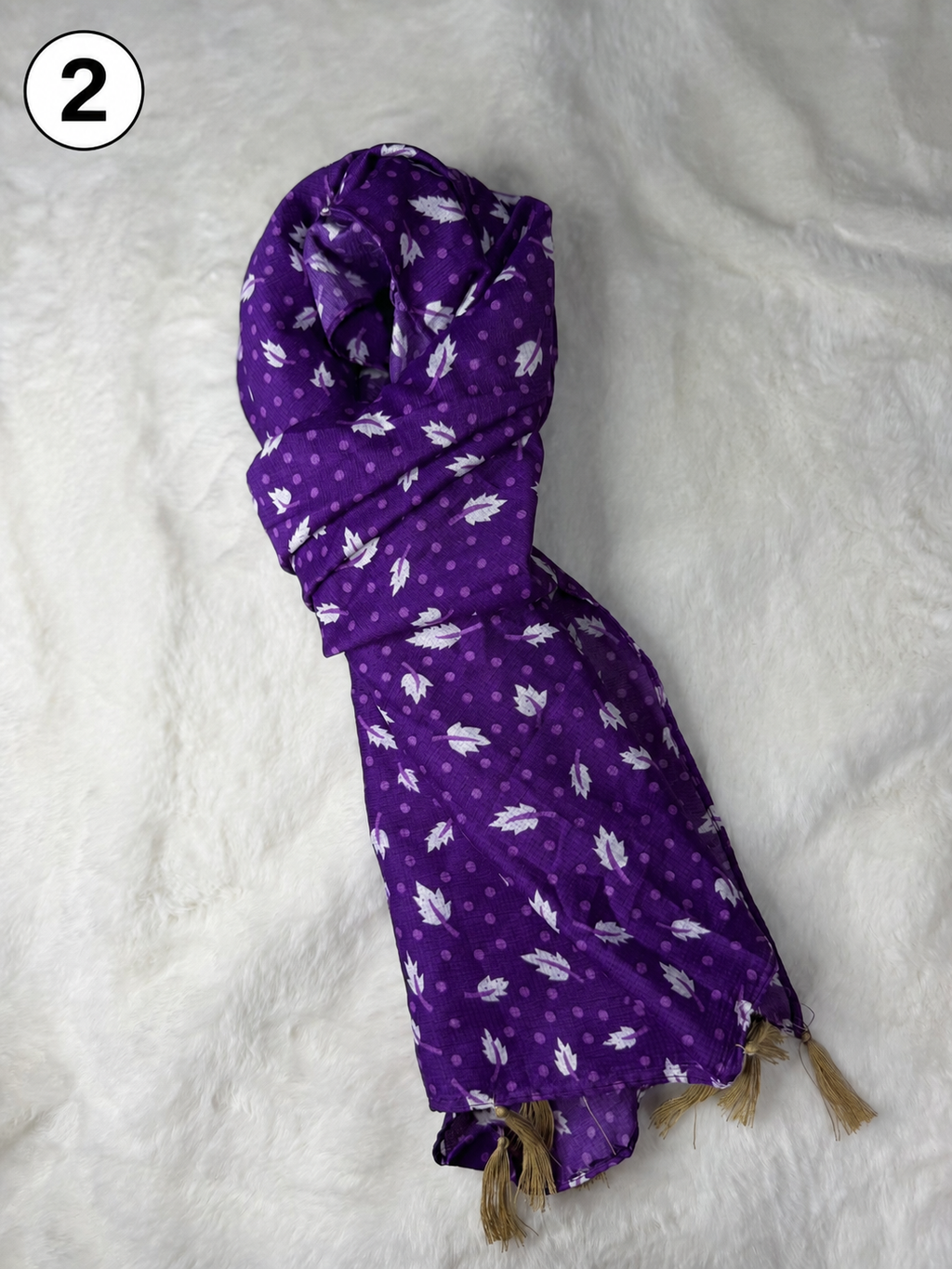 Everyday Printed Tassel Scarf