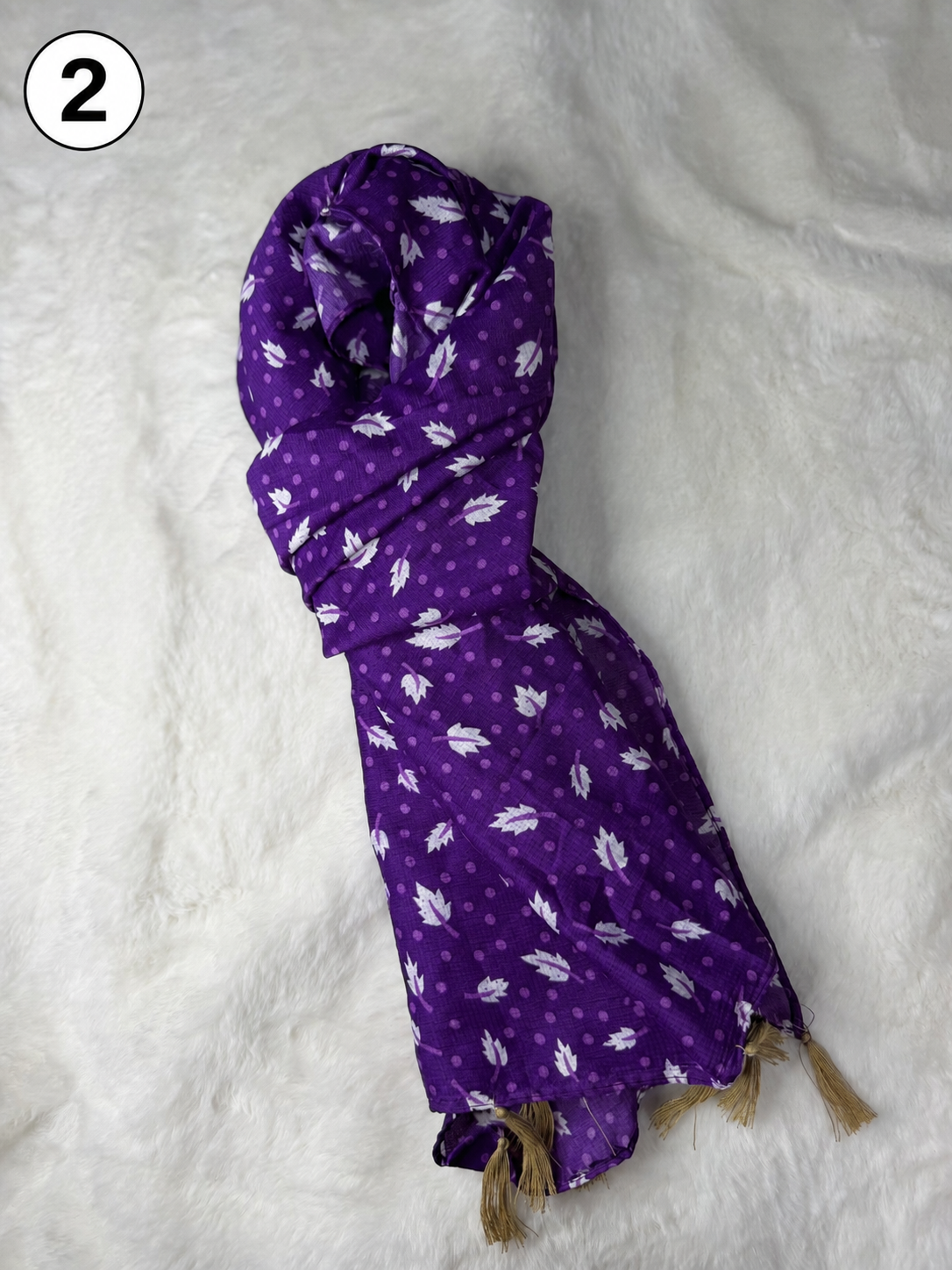 Everyday Printed Tassel Scarf