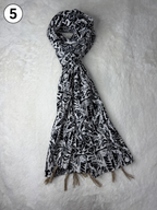 Everyday Printed Tassel Scarf
