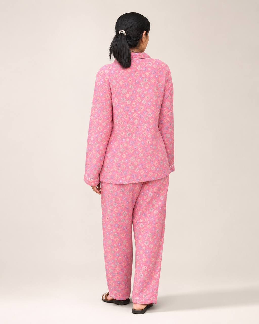 Rosy Bloom Pajama Set