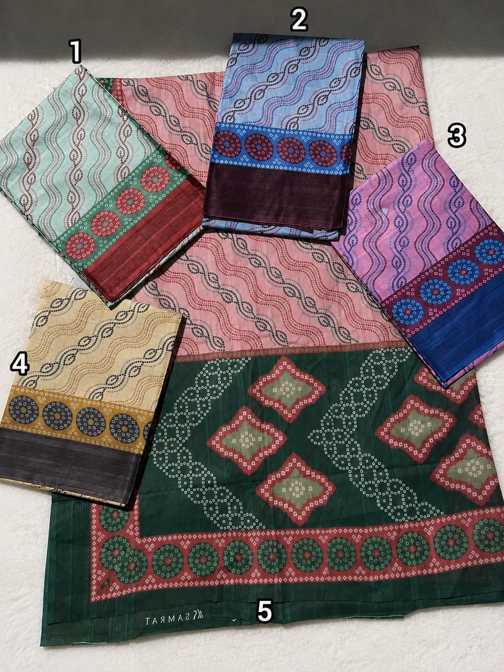 Zig Zag Printed Scarf