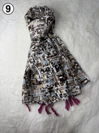 Everyday Printed Tassel Scarf