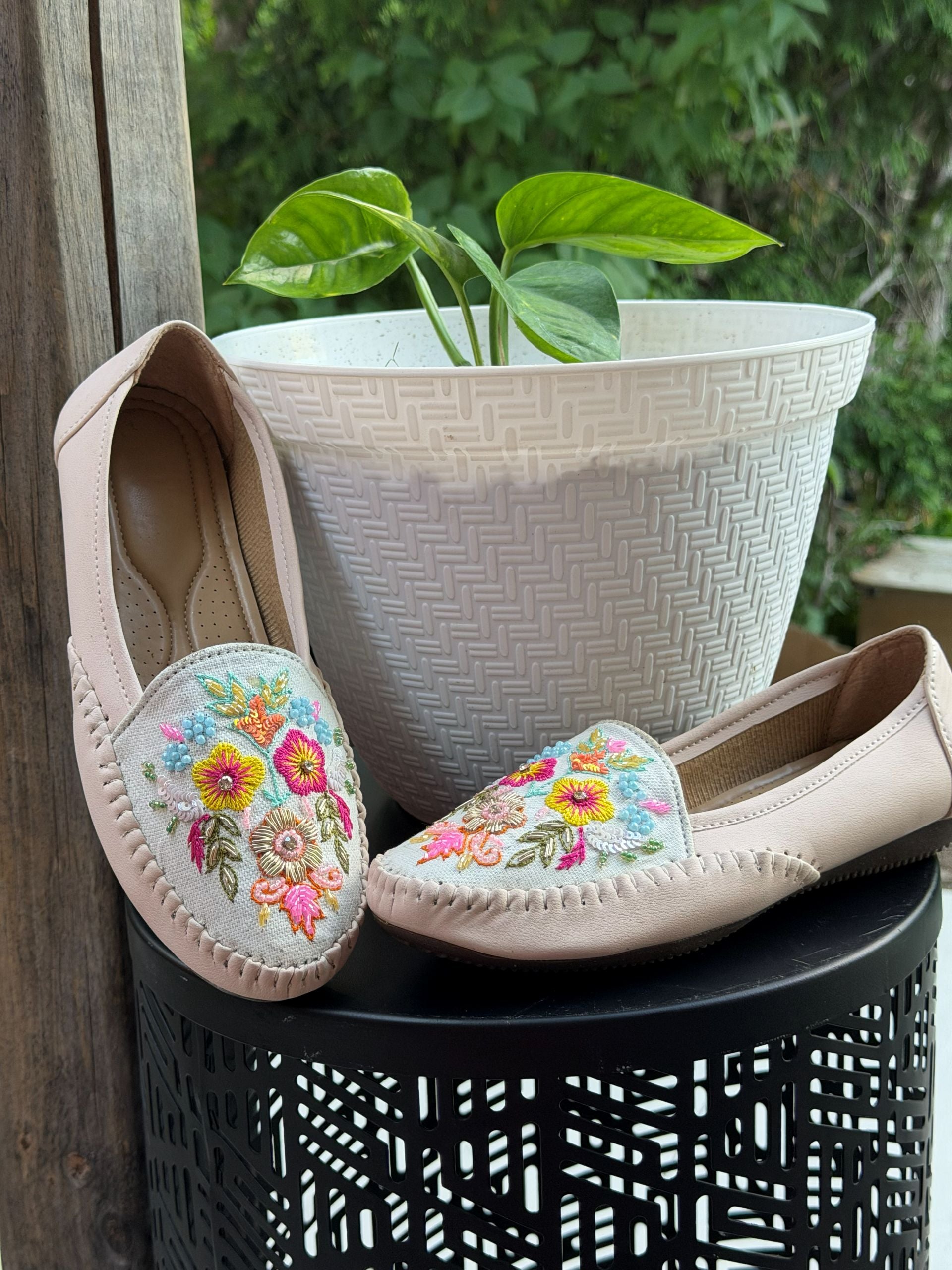 Bloom Stitch Loafer Flats