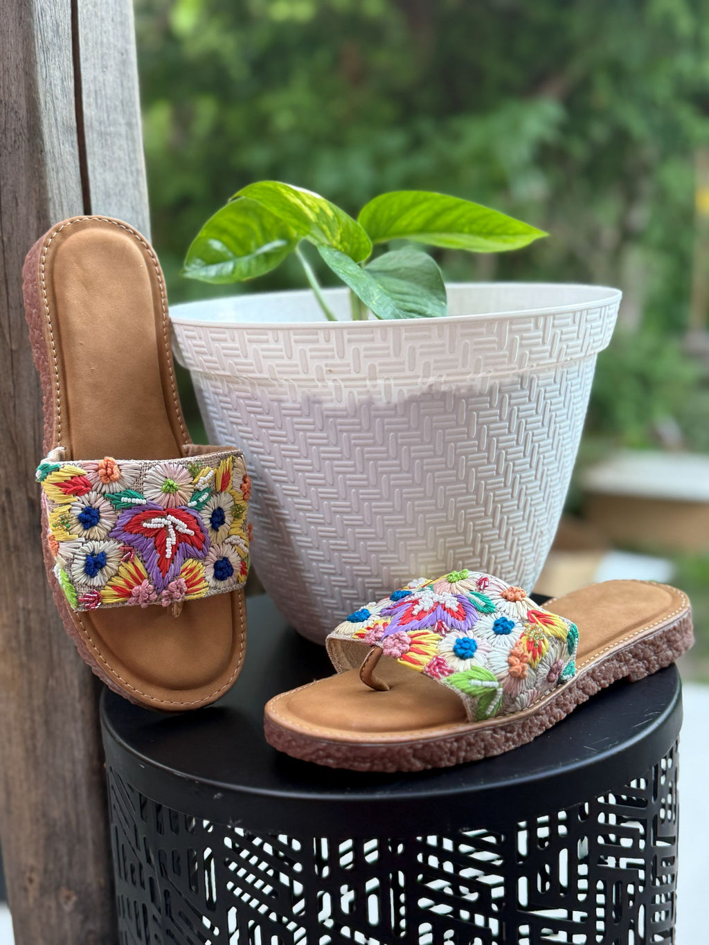 Pastel Petal Flats