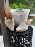 Pearl Bloom Mules
