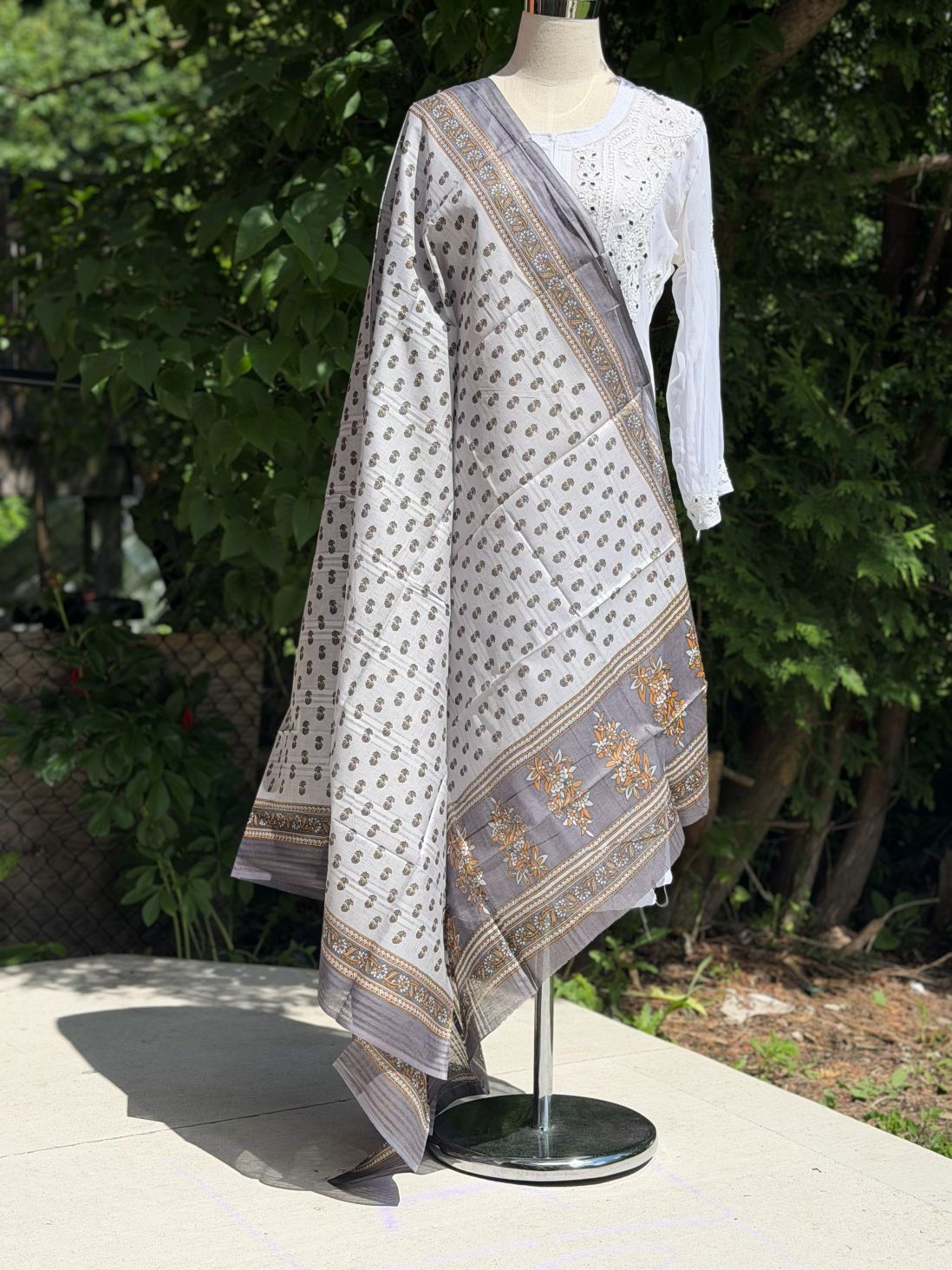 Bloom & Border Scarf