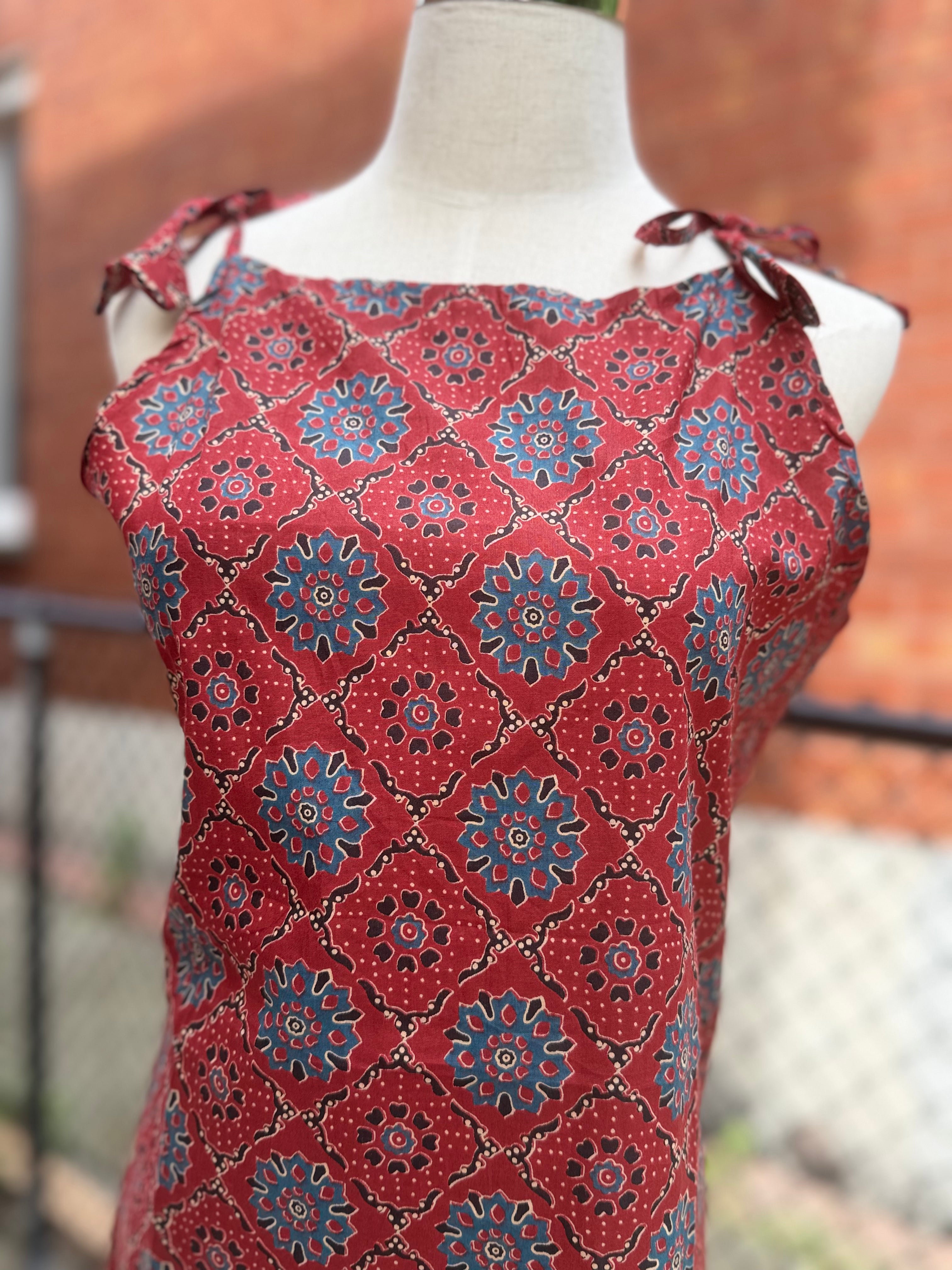 Jaipuri Shoulder Strings Kurti