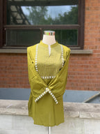 Heart Shaped Embroidery Kurta