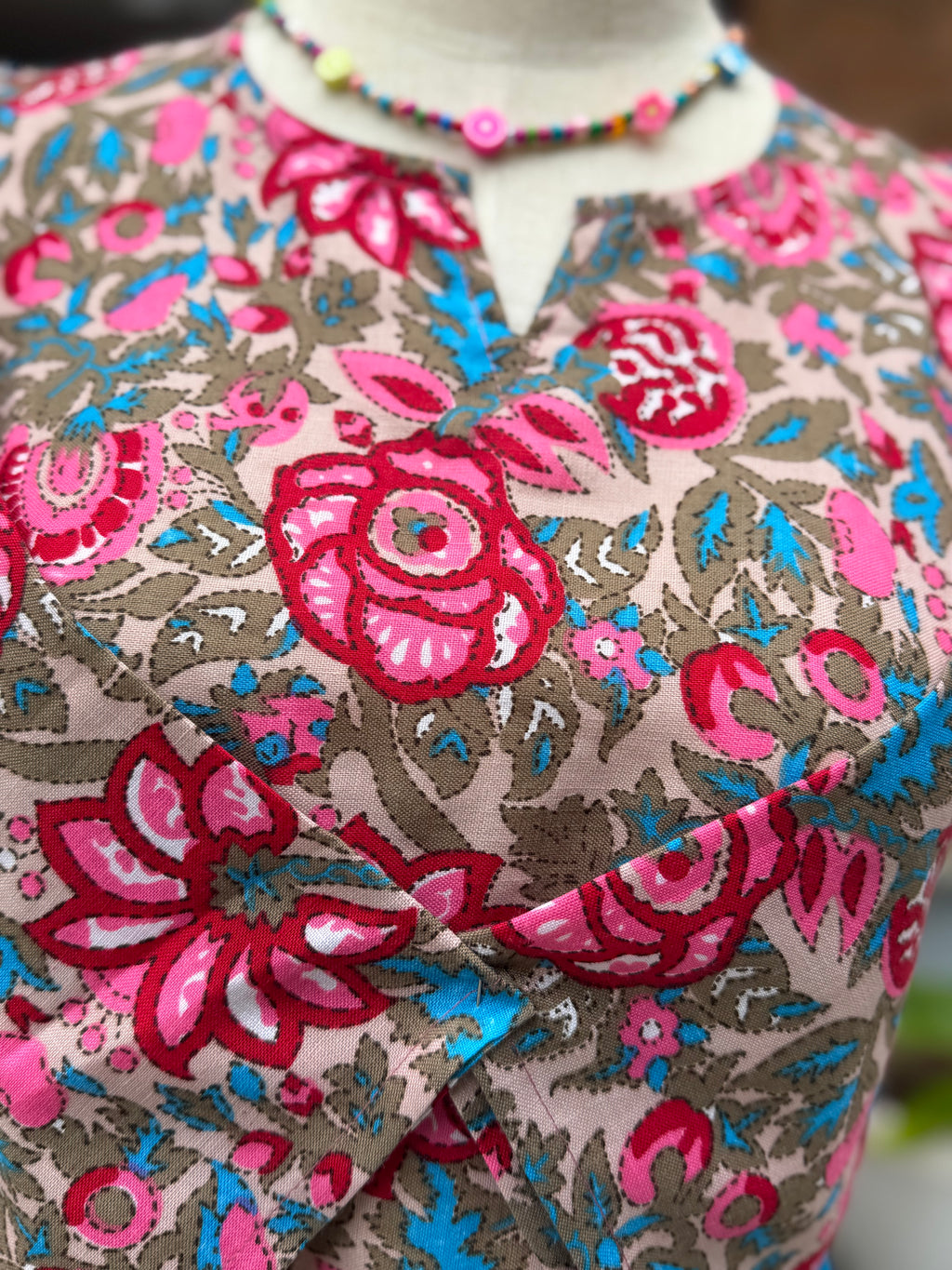 Floral Pink Kurti