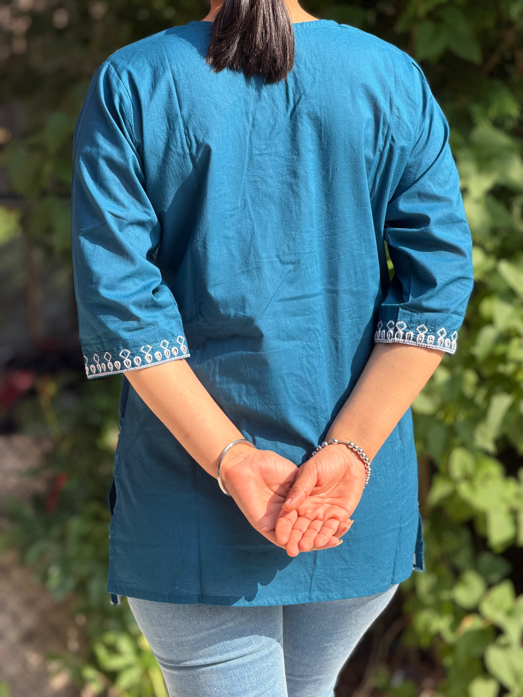 Cut Work Embroidery Kurti
