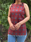Jaipuri Shoulder Strings Kurti