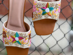 Blossom Grace Block Heels
