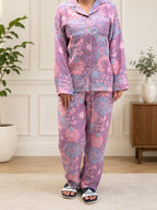 Blush Bloom Cotton Night Suit