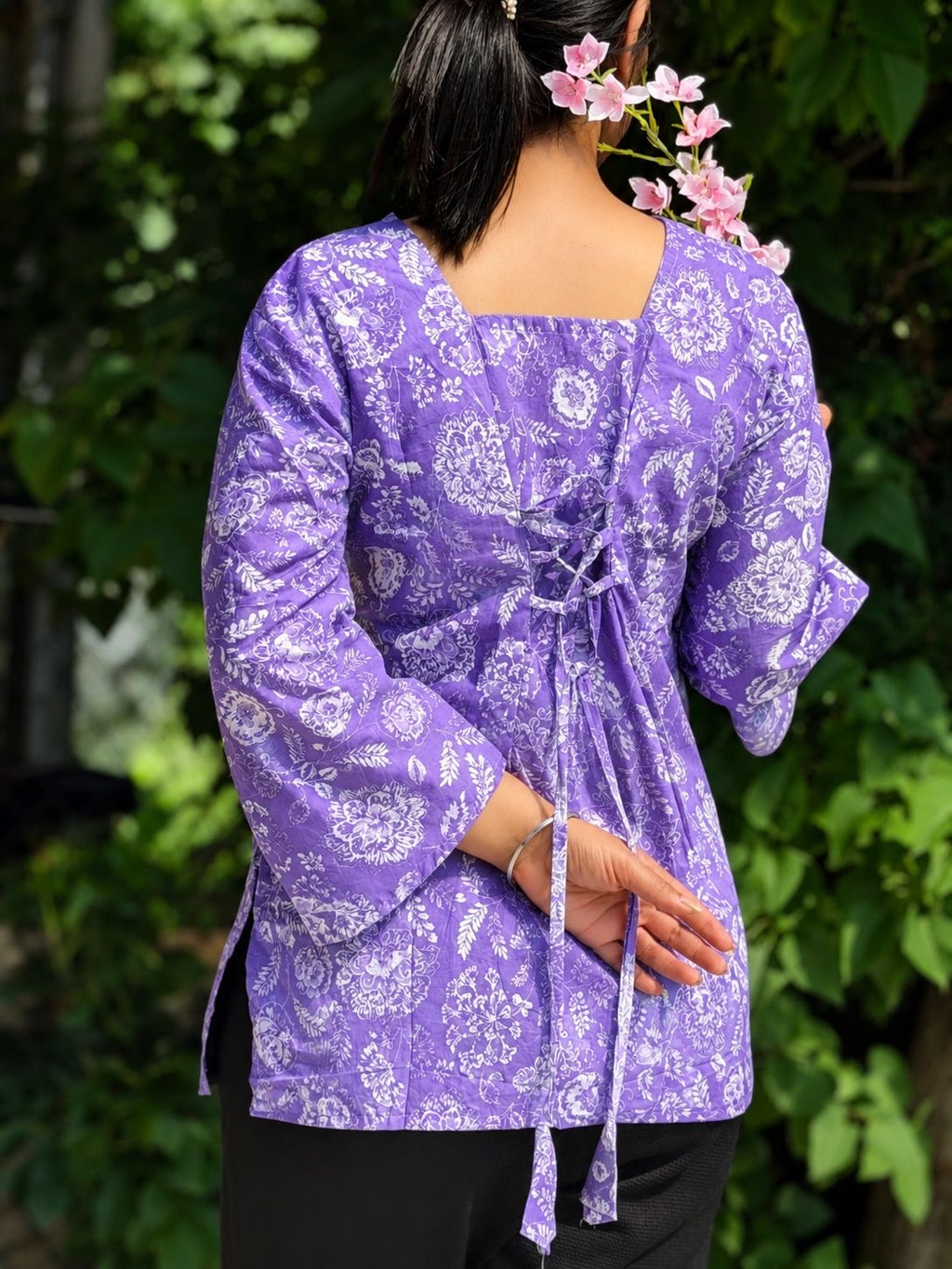 Lavender Bloom Kurta