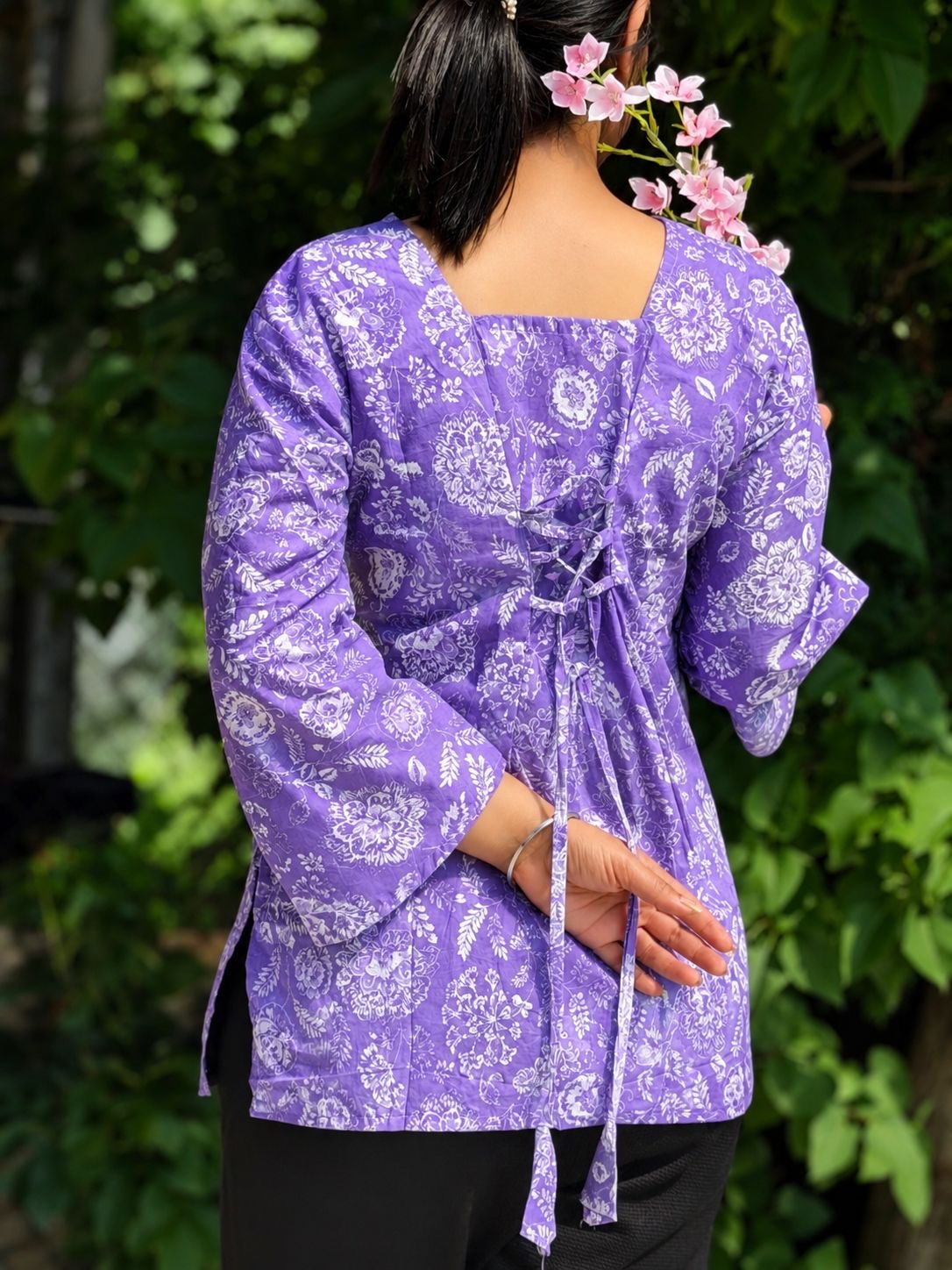 Lavender Bloom Kurta