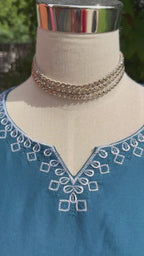 Cut Work Embroidery Kurti